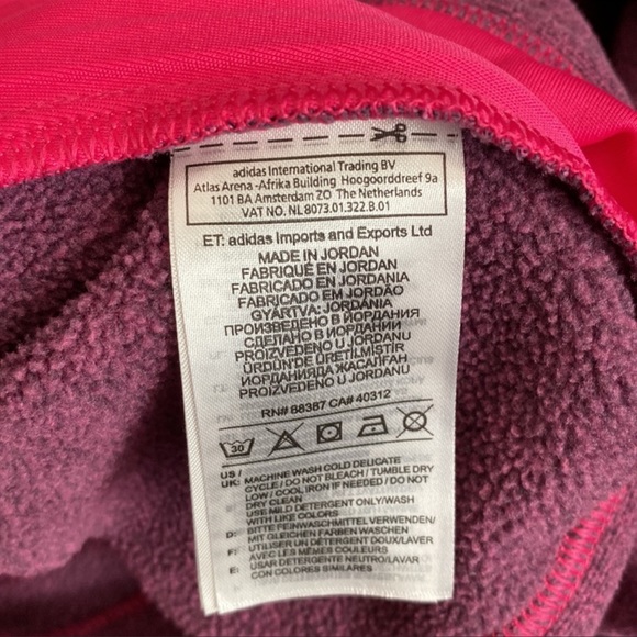 ❌SOLD❌ Adidas Fleece Cowl Neck Sweater - Picture 5 of 7